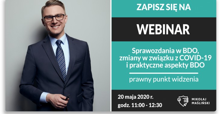 Sprawozdania w BDO, zmiany w związku z COVID-19 i praktyczne aspekty BDO Sprawozdania w BDO, zmiany w związku z COVID-19 i praktyczne aspekty BDO