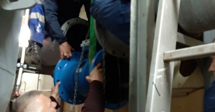 Montaż nowoczesnego przepływomierza na wejściu do Stacji Uzdatniania Wody Montaż nowoczesnego przepływomierza na wejściu do Stacji Uzdatniania Wody