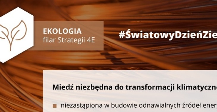 KGHM dla klimatu. Miedź kluczowym elementem polityki klimatycznej na świecie KGHM dla klimatu. Miedź kluczowym elementem polityki klimatycznej na świecie