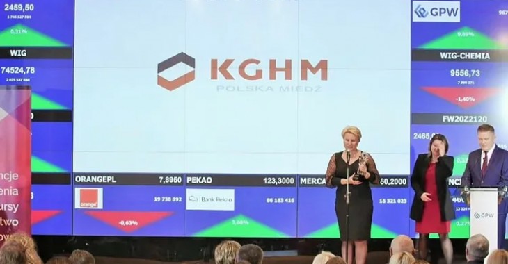 KGHM z „Bursztynem Polskiej Gospodarki” KGHM z „Bursztynem Polskiej Gospodarki”